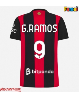 AC Milan Goncalo Ramos #9 Tricou Fotbal Replică 2026-27 Femei Acasa